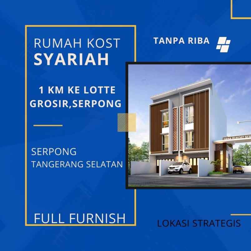 dijual kost buaran serpong