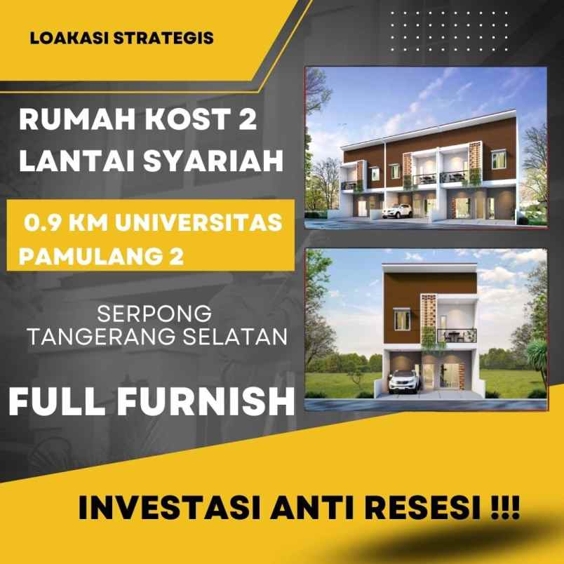 dijual kost buaran serpong