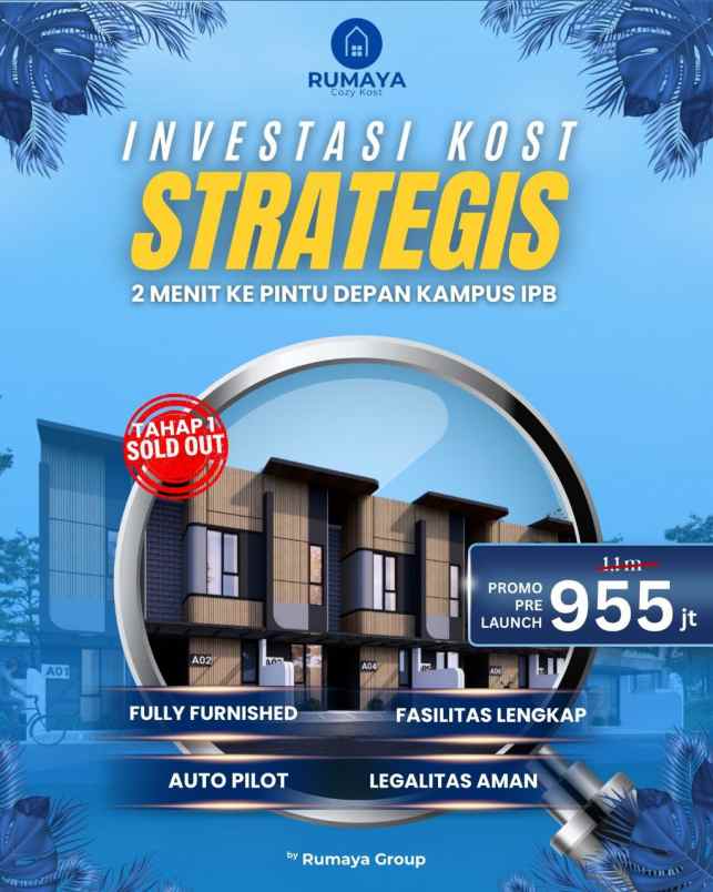 dijual kost dramaga