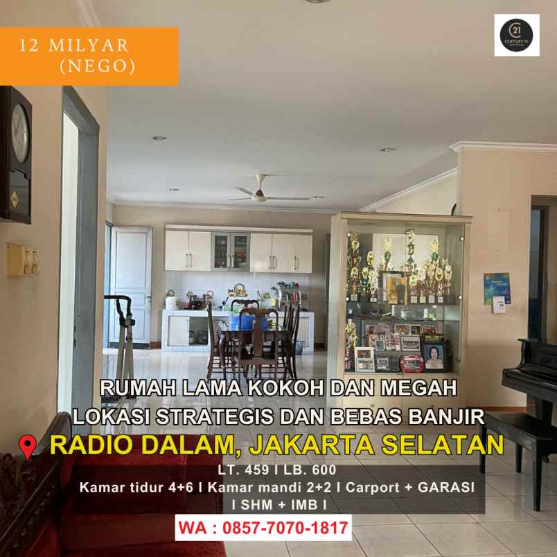 dijual murah rumah usaha dan kos di radio dalam