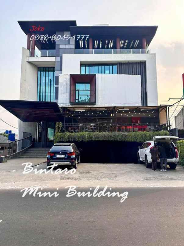 dijual ruko gudang kantor bintaro tangerang selatan