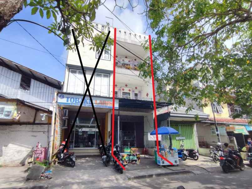 dijual ruko gudang kantor jalan kuta badung bali