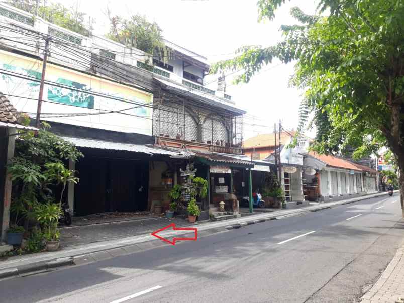 dijual ruko gudang kantor jalan legian kuta badung bali