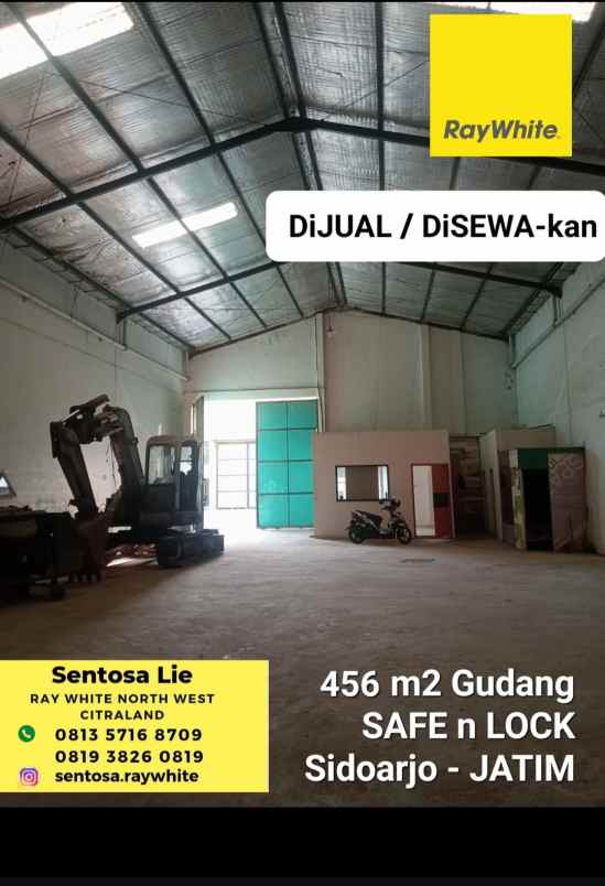 dijual ruko gudang kantor jalan lingkar timur