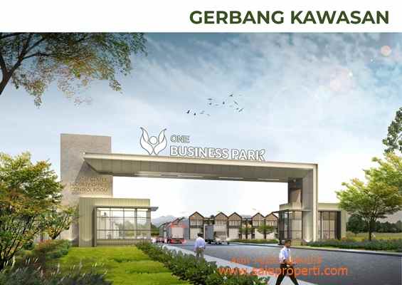 dijual ruko gudang kantor one business park pik2