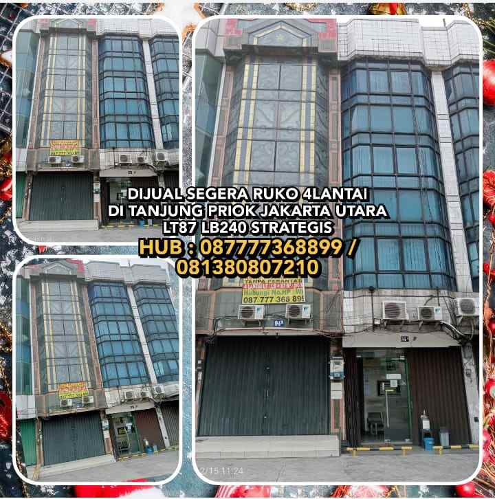 dijual ruko gudang kantor tanjung priok jakarta