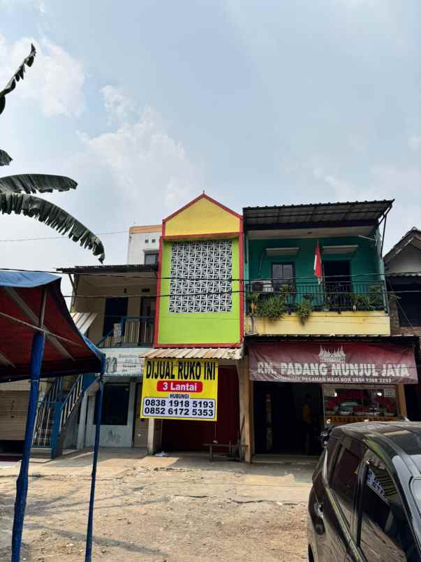 dijual ruko munjul cipayung jakarta timur
