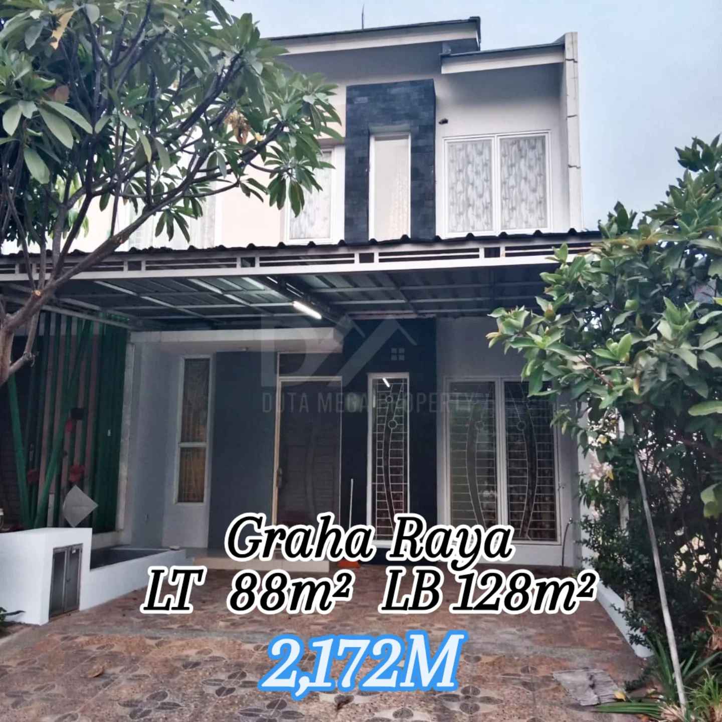 dijual rumah 2 lantai dalam cluster graha raya bintaro