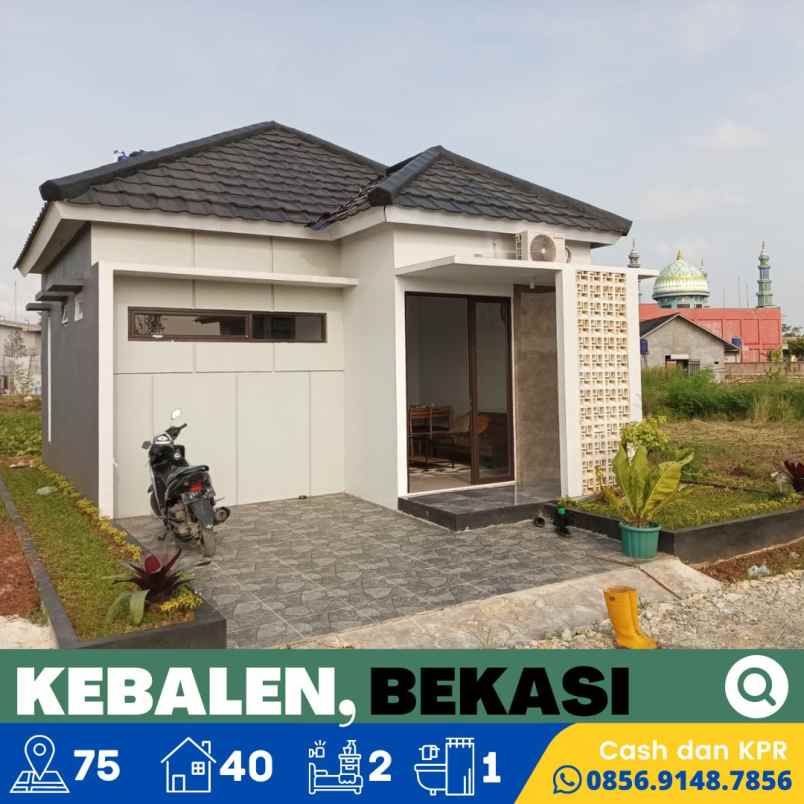 dijual rumah babelan