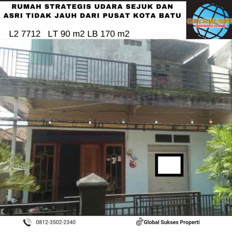 dijual rumah bumiaji kota batu