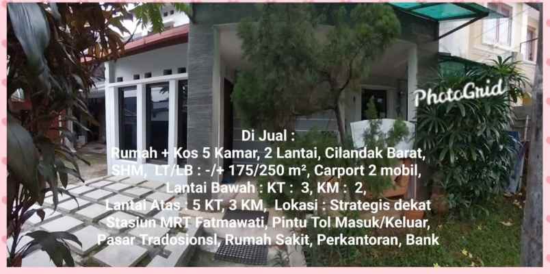 dijual rumah cilandak