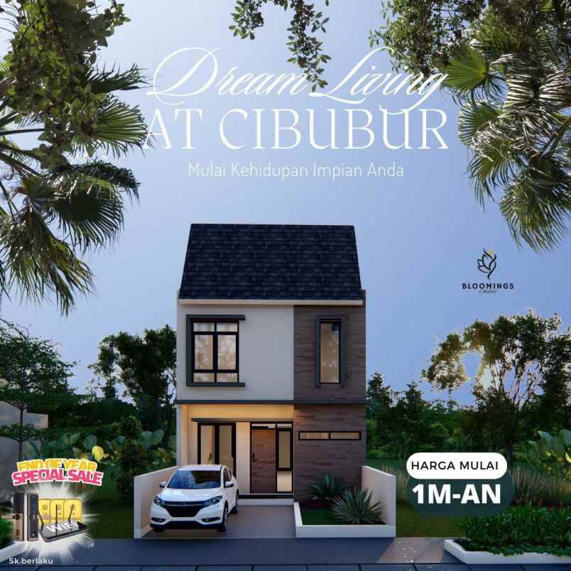 dijual rumah cileungsi bogor jawa barat