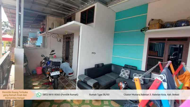dijual rumah cluster minimalis