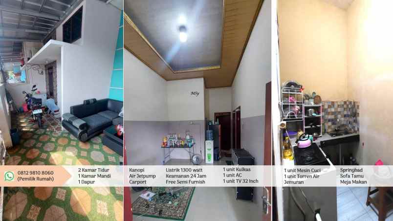 dijual rumah cluster minimalis