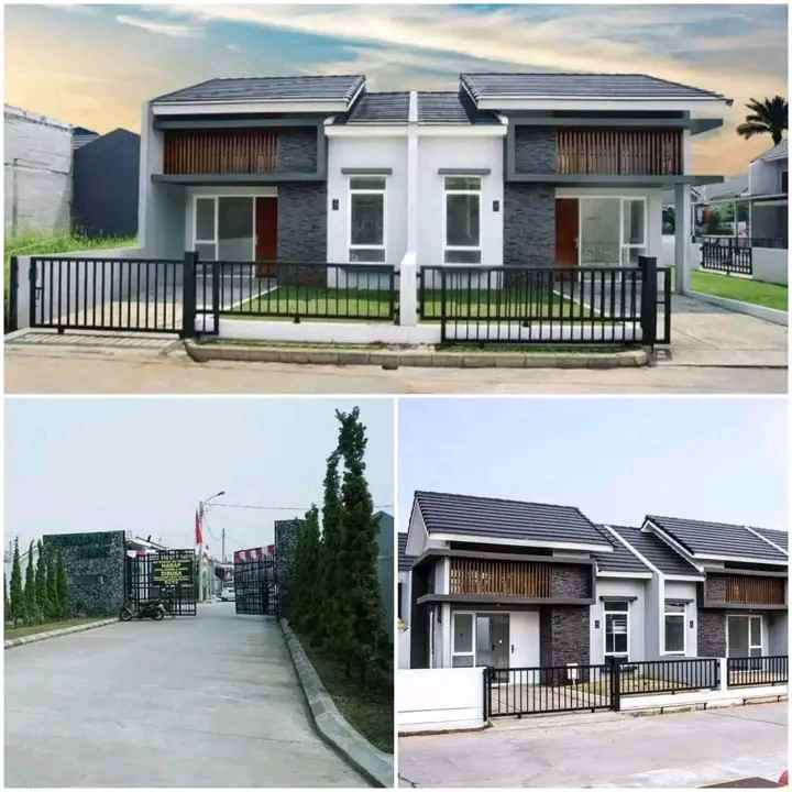 dijual rumah cluster tanpa dp di setu bekasi