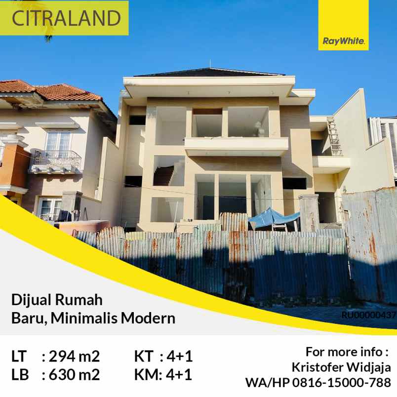 dijual rumah dekat gwalk citraland