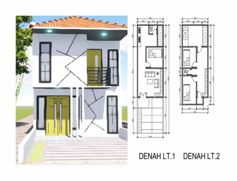 dijual rumah deltasari indah waru