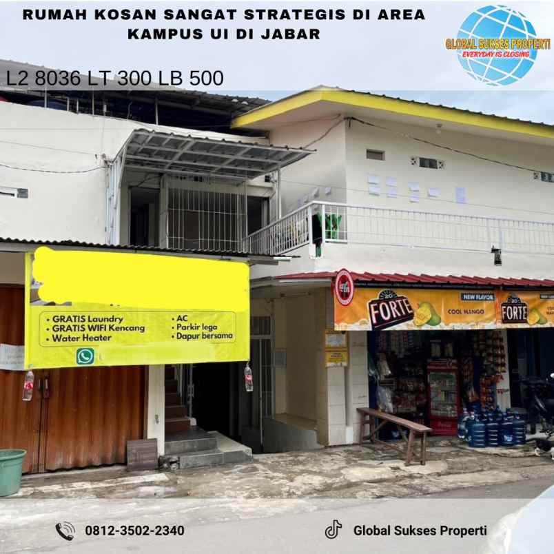 dijual rumah di jalan ridwan rais dekat