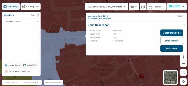 dijual rumah di menteng dalam tebet jakarta selatan