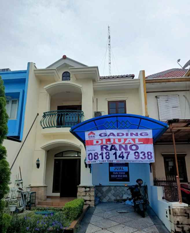 dijual rumah gading residence