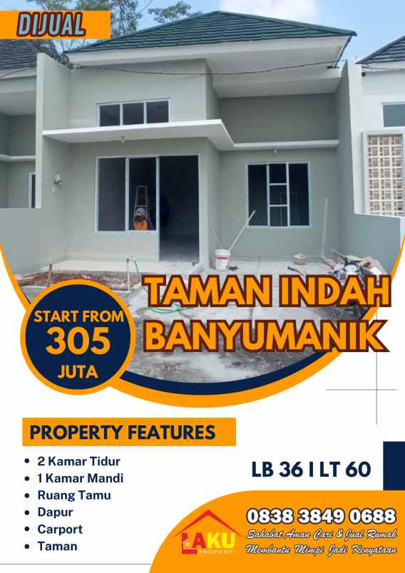 dijual rumah gedawang