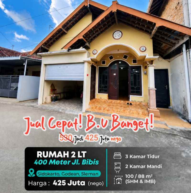 dijual rumah godean