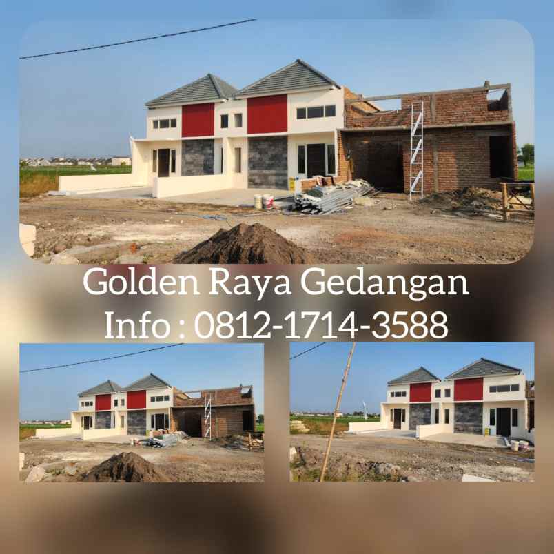 dijual rumah golden raya gedangan