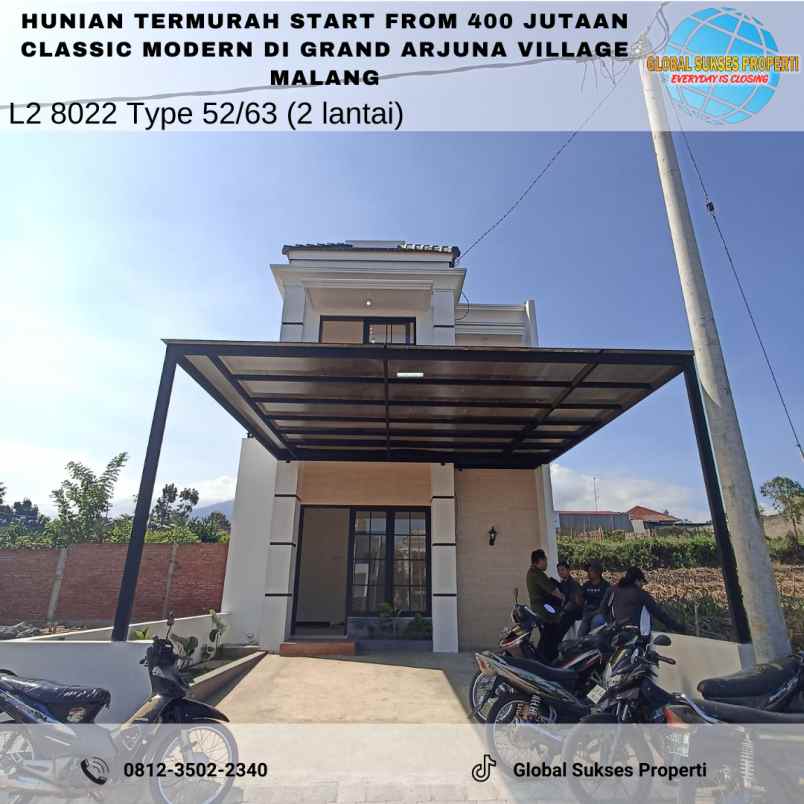 dijual rumah grand arjuna village