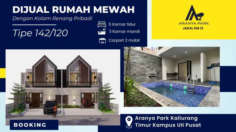 dijual rumah jalan kaliurang km 12