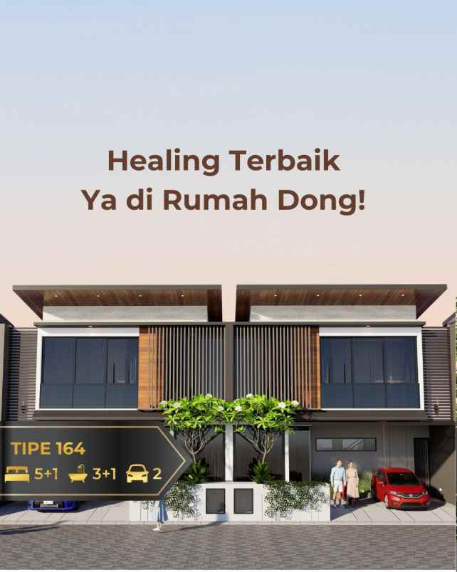 dijual rumah jalan raya tajem