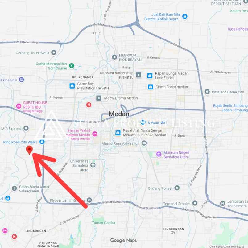 dijual rumah jalan tapian nauli pasar 3