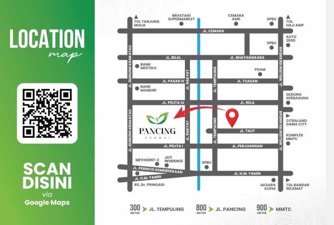 dijual rumah jalan taut tempuling