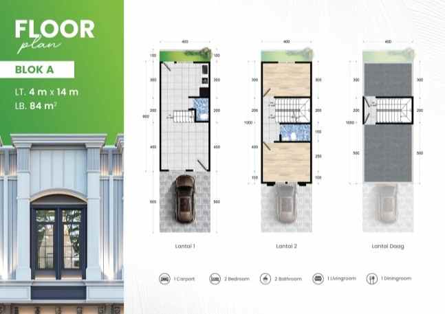 dijual rumah jalan taut tempuling
