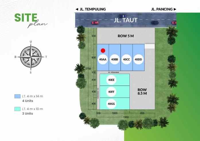 dijual rumah jalan taut tempuling