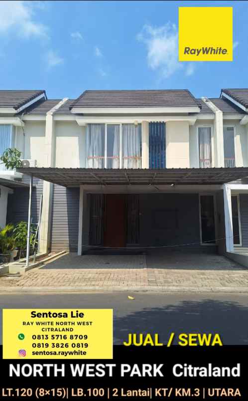 dijual rumah jalqn north west park