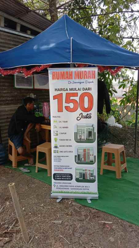 dijual rumah jl anggrek raya komplek