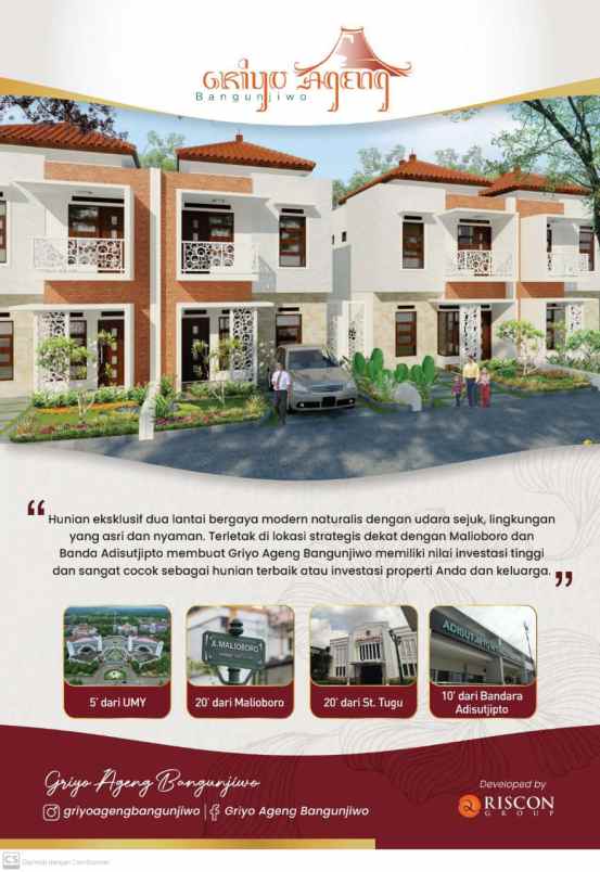 dijual rumah jl bibis bangunjiwo