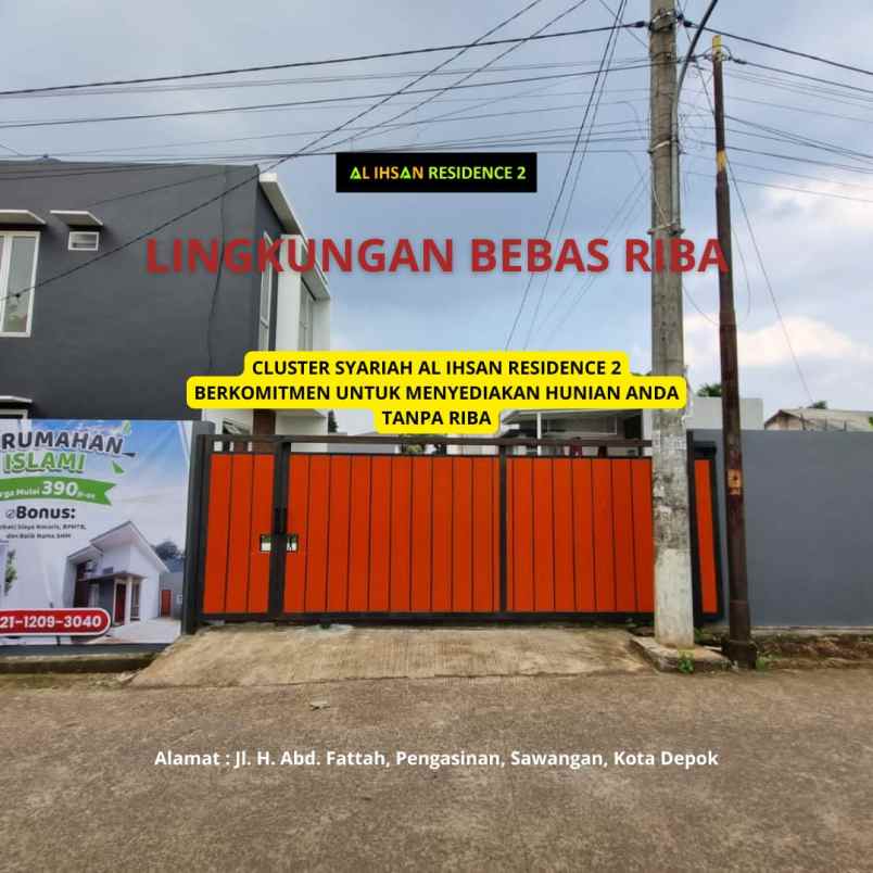 dijual rumah jl h abdul fatah