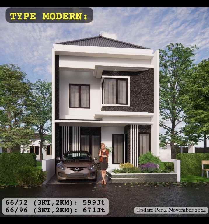 dijual rumah jl indtrokilo 10 lawang malang