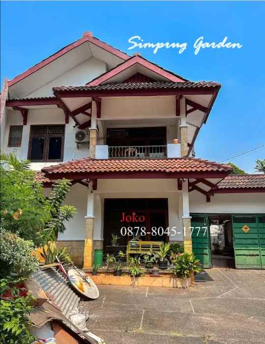 dijual rumah jl simprug garden