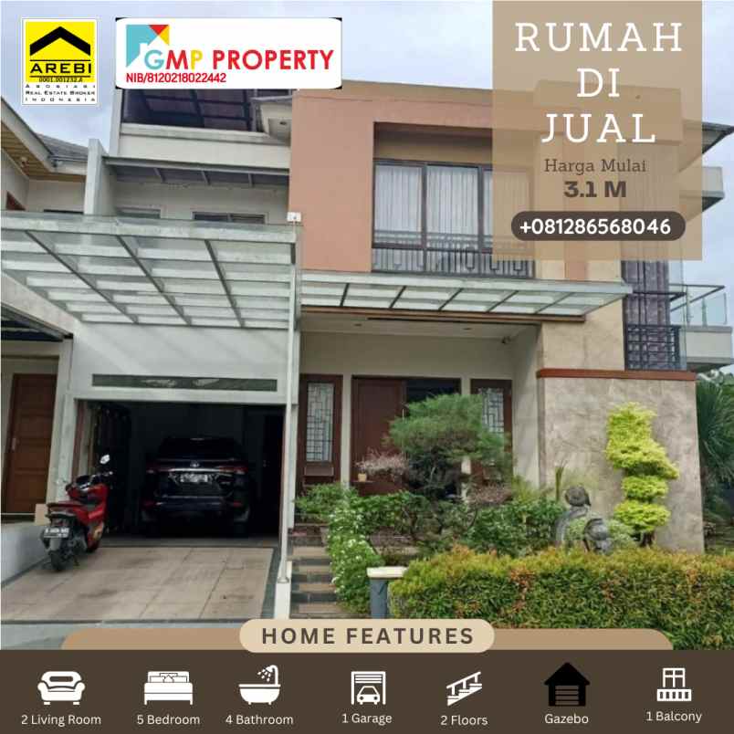 dijual rumah kh agus salim