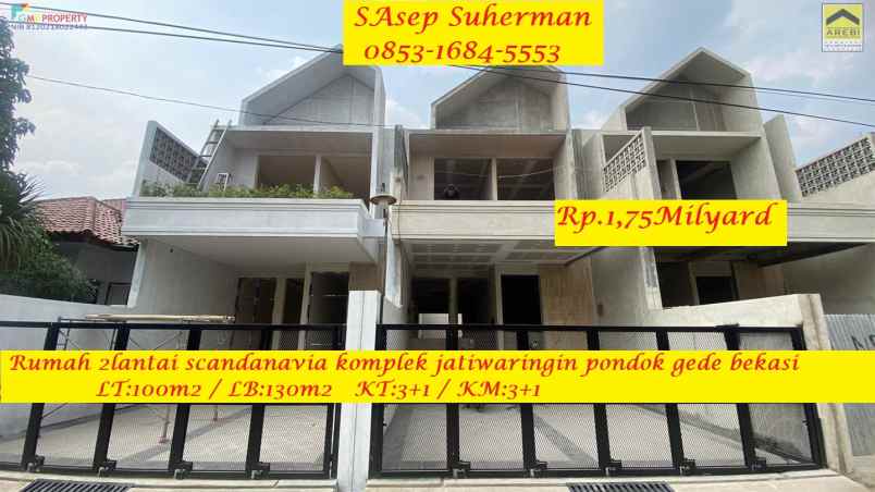 dijual rumah komplek jatiwaringin