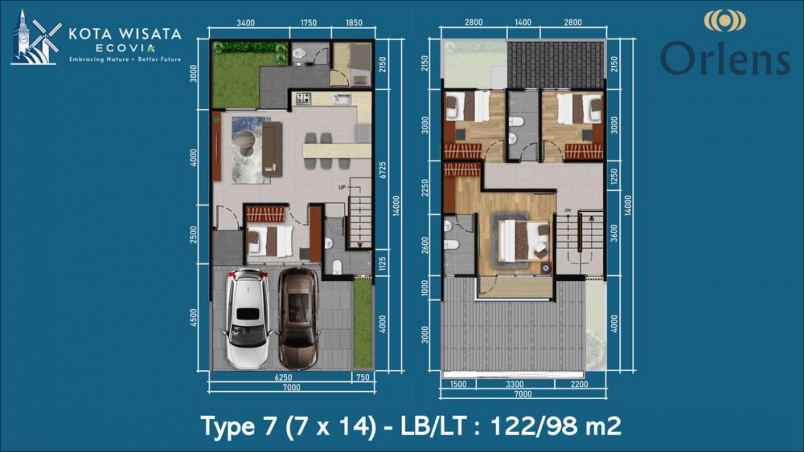 dijual rumah kota wisata cibubur gunung