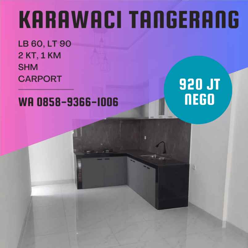 dijual rumah lippo karawaci