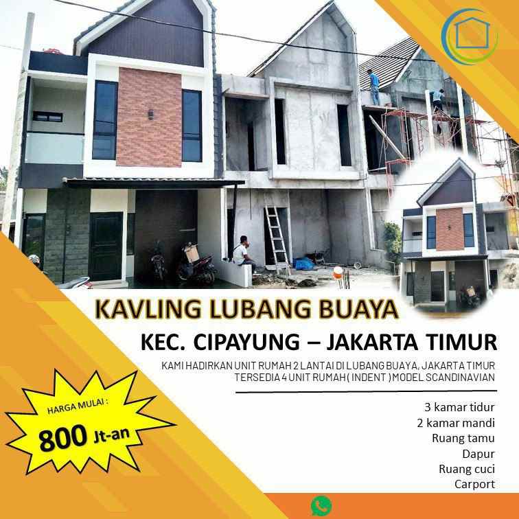 dijual rumah lubang buaya cipayung