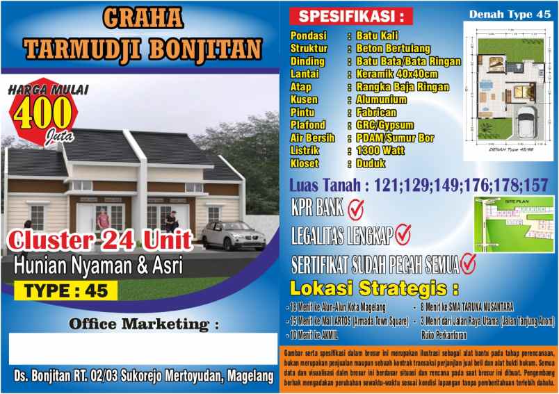 dijual rumah mertoyudan magelang