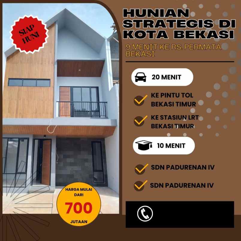 dijual rumah pedurenan