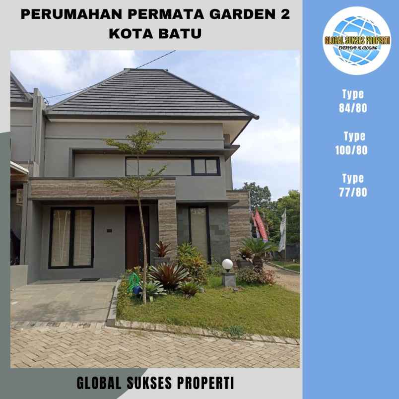 dijual rumah perumahan permata garden 2