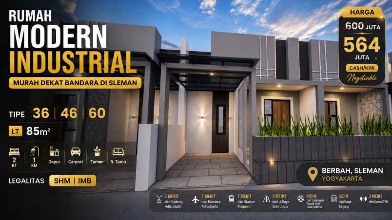 dijual rumah perumahan virendra berbah