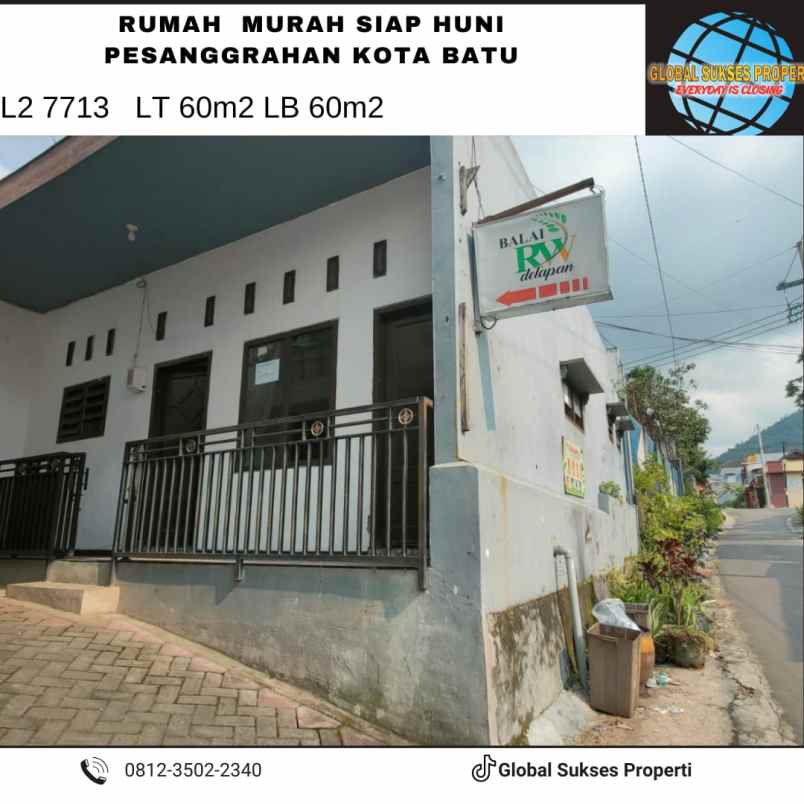 dijual rumah pesanggrahan